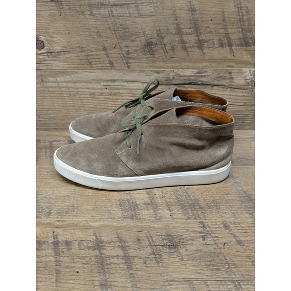 Vince Suede Chukka Sneakers Women's Size 9 Taupe Minimalist Quiet Luxury - Picture 2 of 16